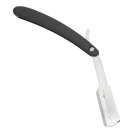 Navaja De Corte Para Barbería O Peluquería Negro/plateado
