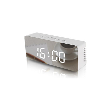 Reloj Despertador Espejo C/termometro