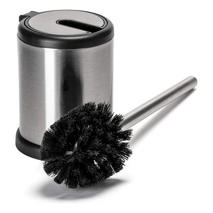 Escobilla Para Bano Base Metalica Nuevo Modelo  Plateado