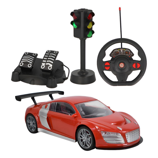 Auto A Control Remoto Con Pedalera Y Semáforo.ty363088b Rojo