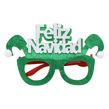 Lentes De Cotillon Navidad 14x14cm Ccm00817