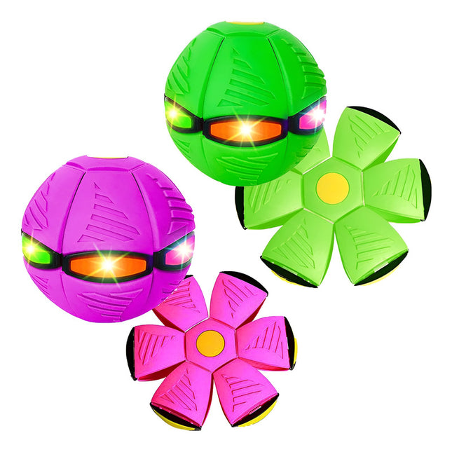 Pelota Onvi Platillo Volador De  Atrapar Con Luces  V