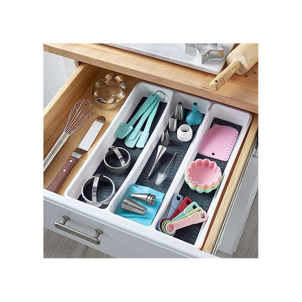 Cubiertero De Plastico Para Menage, Fondo De Goma 3 Division