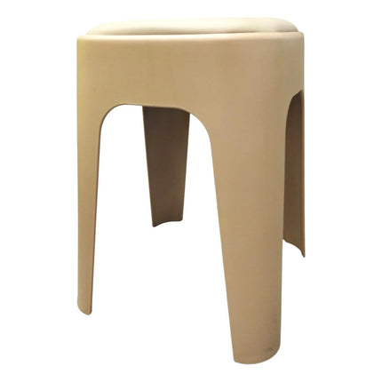 Banqueta De Plástico Con Asiento Acolchado V