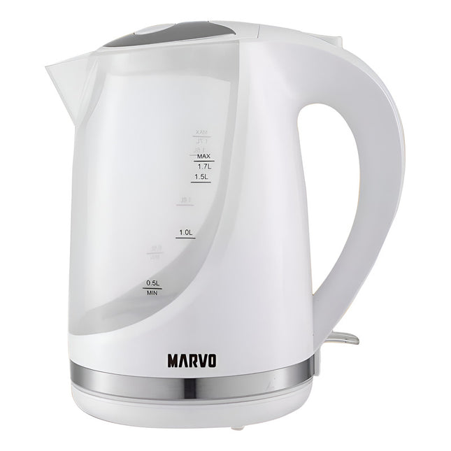 Jarra Electrica Marvo 1.7lt En Plástico Y Acero Inox 1850w  V
