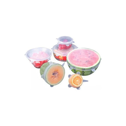 Tapas De Silicona Son Adaptables Y Reutilizables Set De 6