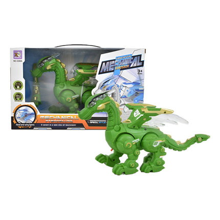 Dinosaurio Con Luz Y Sonido Mechanical V