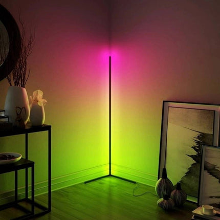 Barra Rgb Pie Tira Luces Led Decorativa Control Por App Rgb Rgb