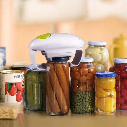 Abridor Automatico De Frascos A Rosca Blanco