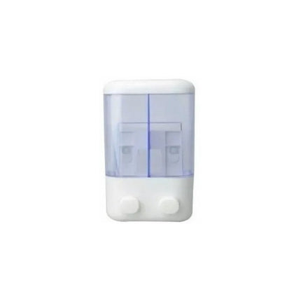 Dispensador Doble De Jabon Liquido Alcohol En Gel Sanitario