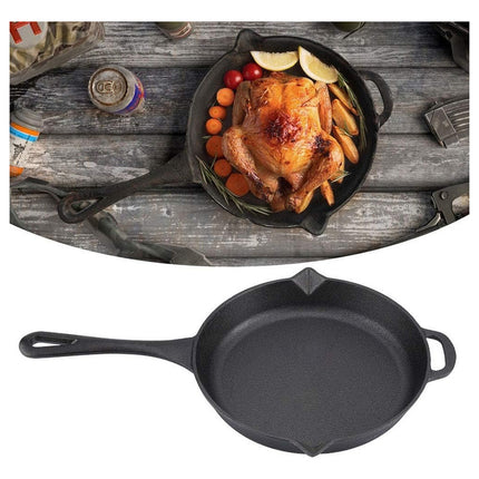 Sarten  Hierro Fundido Provolonera  26 Cm Plancha  Negro