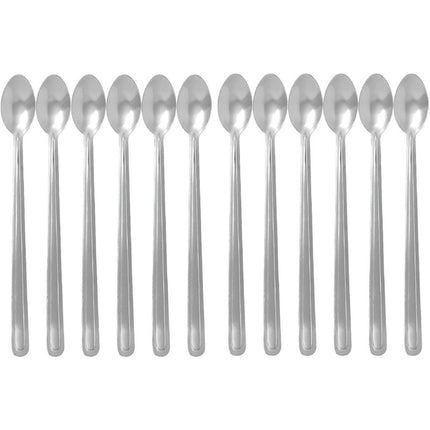 Cuchara Larga 18,5 Cm X12 Oferta Plateado Plateado