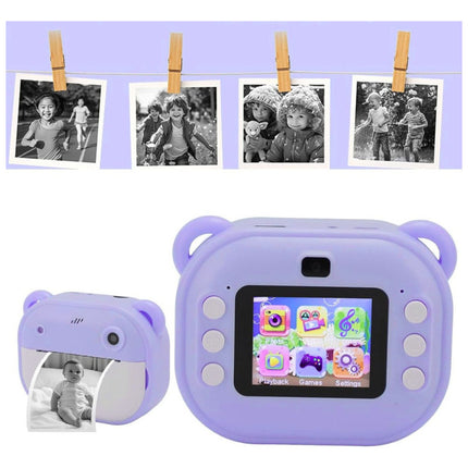 Camara De Fotos Infantil Con Impresion Instantanea