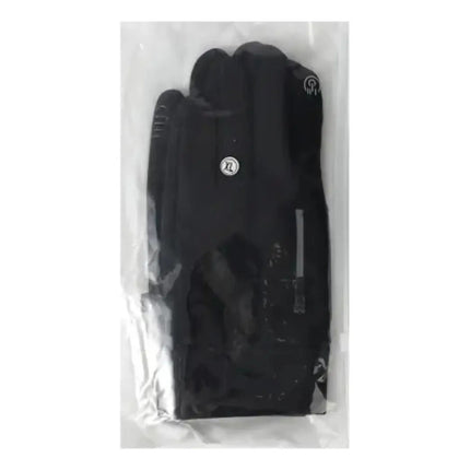 Guantes De Invierno Con Dedos Abiertos Tactiles Negro
