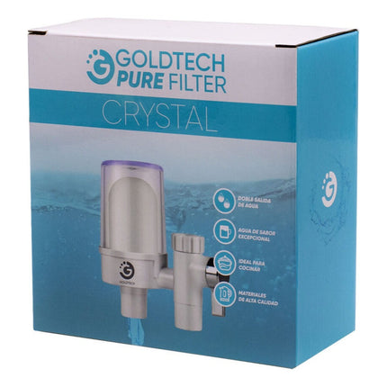 Filtro Goldtech Crystal Para Grifo Dual (jtfil003) Blanco