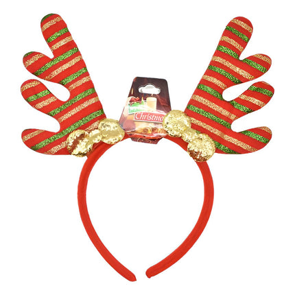 Vincha Tiara De Navidad 23x19cm  Reno Ccm00076