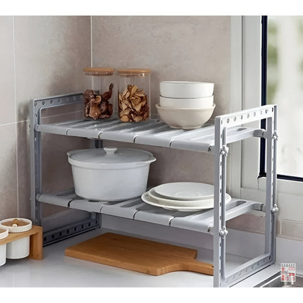 Estante Organizador Bajo Fregadero Sobre Mesada 2 Niveles