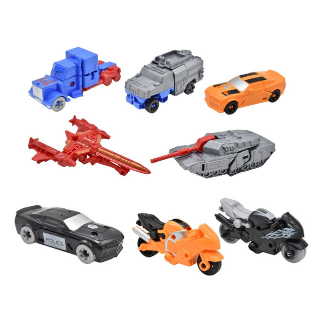 Display De Robots Transformables 8pcs Robots Varios