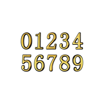 Numeros De Puerta Adhesivos Por Unidad Dorado