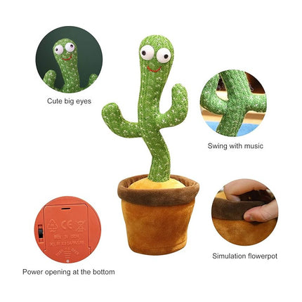 Cactus Baila Canta Repite Y Graba  Verde Lima