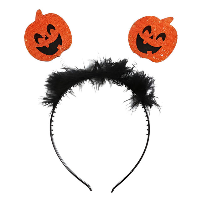 Vincha Con Resorte Halloween Cadaveras , Calabazas. X