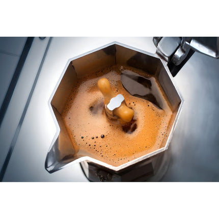 Cafetera Italiana 6 Tazas Aluminio Gris Genérica Gris