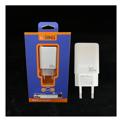 Cargador Rapido 30w Usb Tipo-c + Microusb Cable 1m V