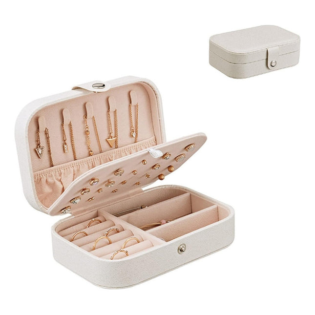 Alhajero Organizador De Joyas Blanco Blanco