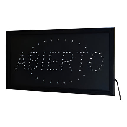 Cartel Luminoso Led Abierto 220 Volt Local Comercial Super