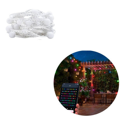 Guia De Luces Led Rgb Con Control Remoto Y App 6mts/ 50 Luce Rgb Rgb
