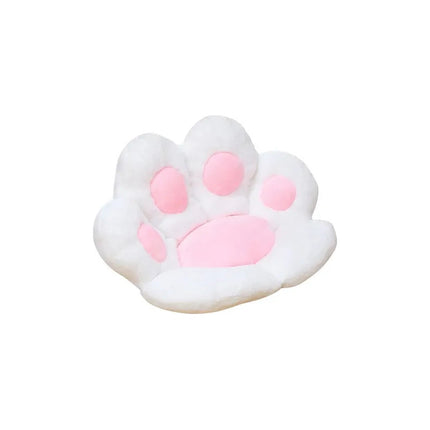 Almohadón Pata De Gato - Asiento Puff Peluche Huella V 1
