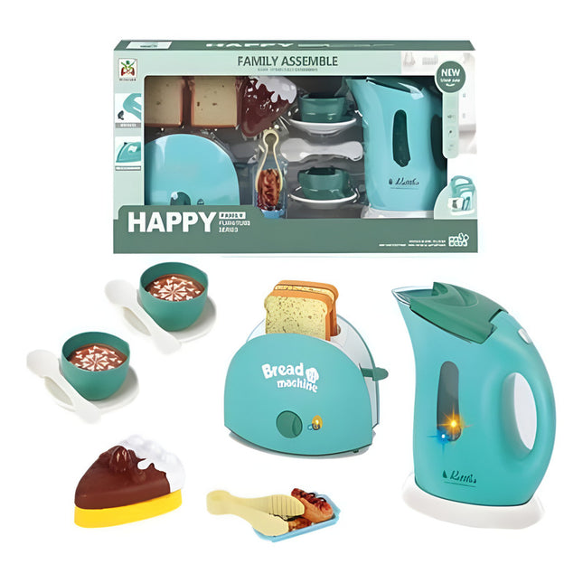 Set De Electrodomésticos De Juguete Con Luz Y Sonido