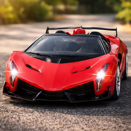 Auto A Control Remoto Lamborghini Con Luz Rojo