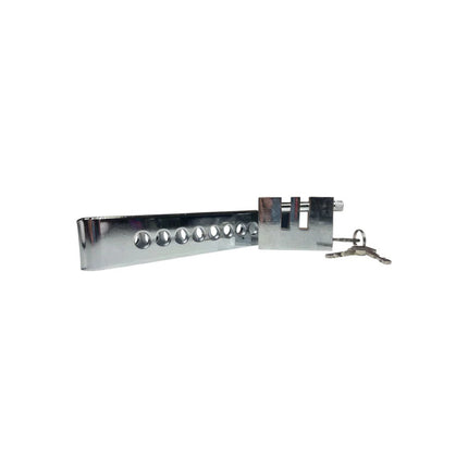 Candado Traba Rueda Seguridad Cq-248 Moto Gris
