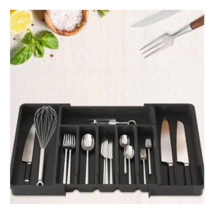 Cubiertero Organizador Extensible Cubiertos Zow