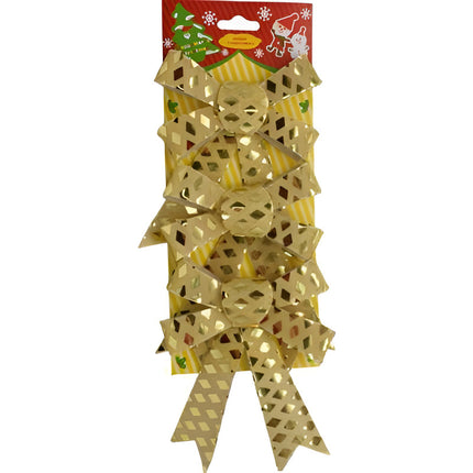 Moñas Navideñas X3 Unidades 12x9cm Ccm00360 V