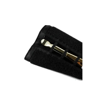 Muñequera Para Maquillaje Limpia Y Sostiene Brochas Negro