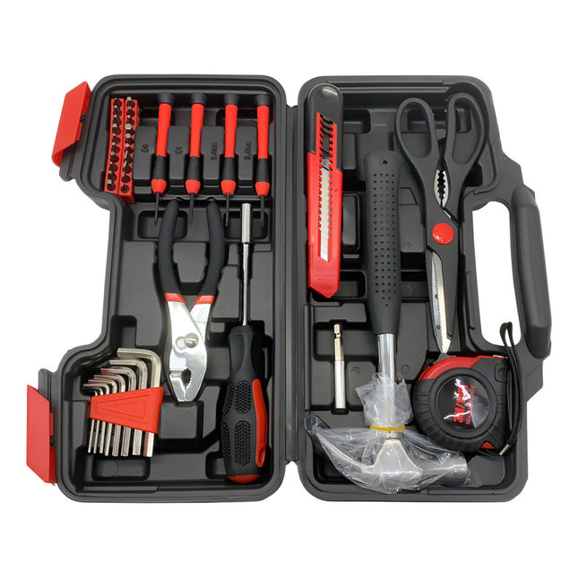 Valija De Herramientas Kit Completo X39 Piezas Negro