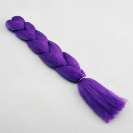 Trenza Violeta De Pelo Sintético 55cm Cas00185 Violeta