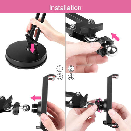 Soporte Para Celular Tablet Con Brazo Articulado Y Base