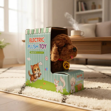 Perro De Peluche Interactivo 25x26cm. Marrón Ty364969 Marrón
