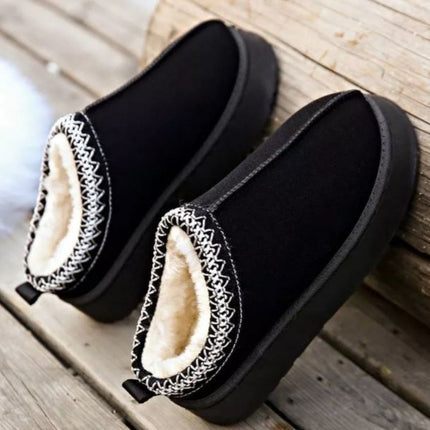 Pantu-botas Zapatos  Forradas Negras