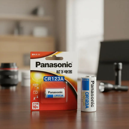 Pila Cr 123a Batería De Litio 3v Cilíndrica Alarma
