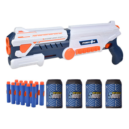 Pistola Con Lanzadores Doble Tiro Ty363025 Blanco