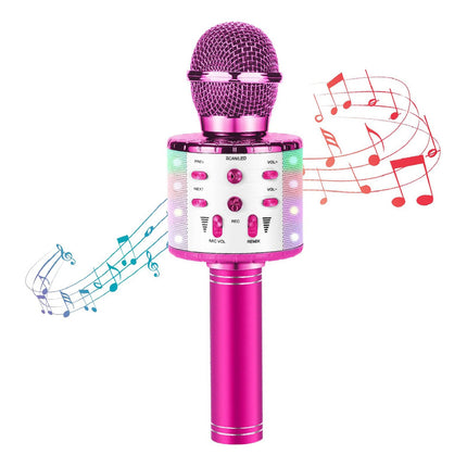 Microfono Karaoke C/ Parlante, Bt, Inalámbrico V