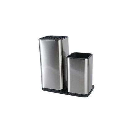 Soporte Para Utensilios De Cocina 2 Divisiones Gris