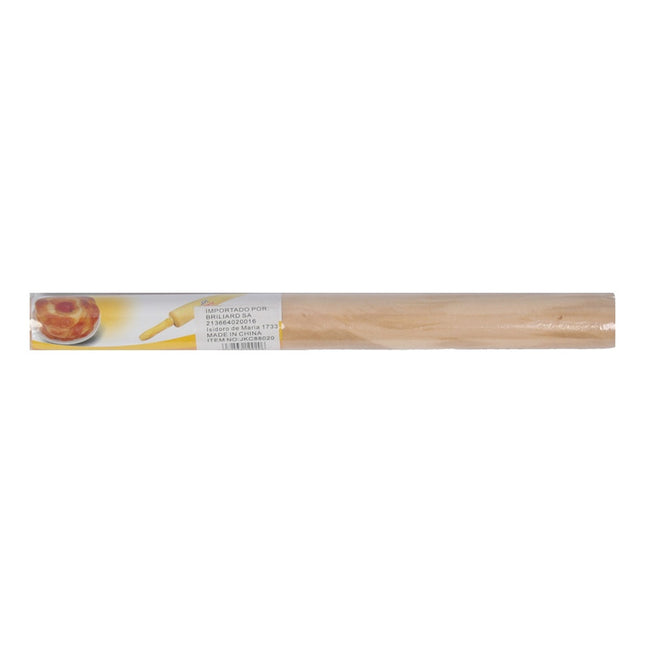 Rodillo Para Amasar De Madera 28x2.8cm Ckc01305