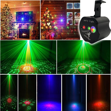 Laser Multipunto Audioritmico Rgb Estroboscopica