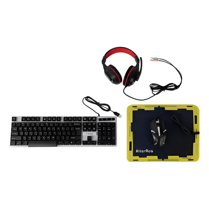 Set Gamer De Teclado - Mouse Y Auricular Tf-240 C