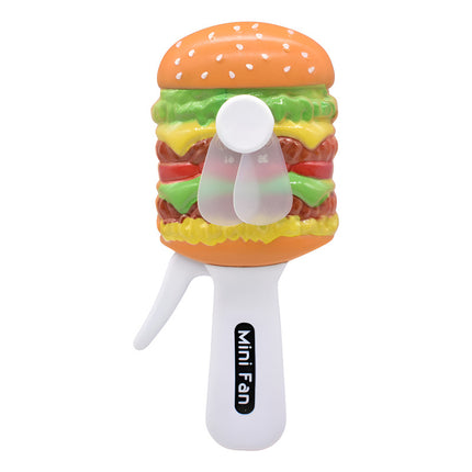 Mini Ventilador Manual Con Diseño De Hamburguesa 2.54 Cm